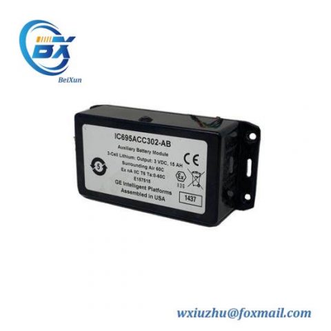 GE FANUC IC695ACC302AB - High-Performance Battery Module