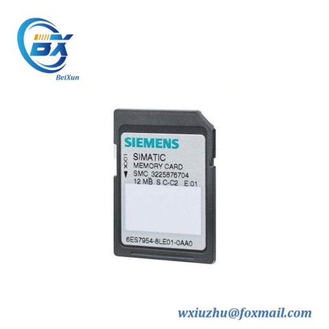 SIEMENS 6ES7954-8LE03-0AA0 Memory Card for Industrial Control Systems